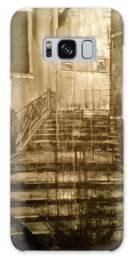 Urban Landscape Galaxy Case featuring the painting Impressions by Try Cheatham