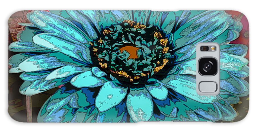 Flower Galaxy Case featuring the photograph Gerber Daisy by Shara Abel