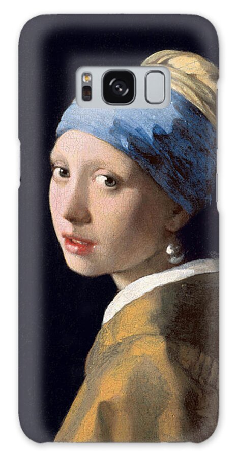 Jan Vermeer Galaxy Case featuring the painting Girl with a Pearl Earring, circa 1665 by Jan Vermeer