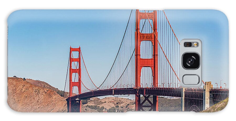 Water Galaxy Case featuring the photograph Golden Gate Bridge by Gary Geddes