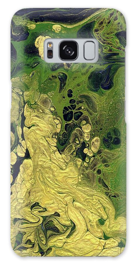 Spectre Galaxy Case featuring the painting Golden Goddess by Cindy Johnston