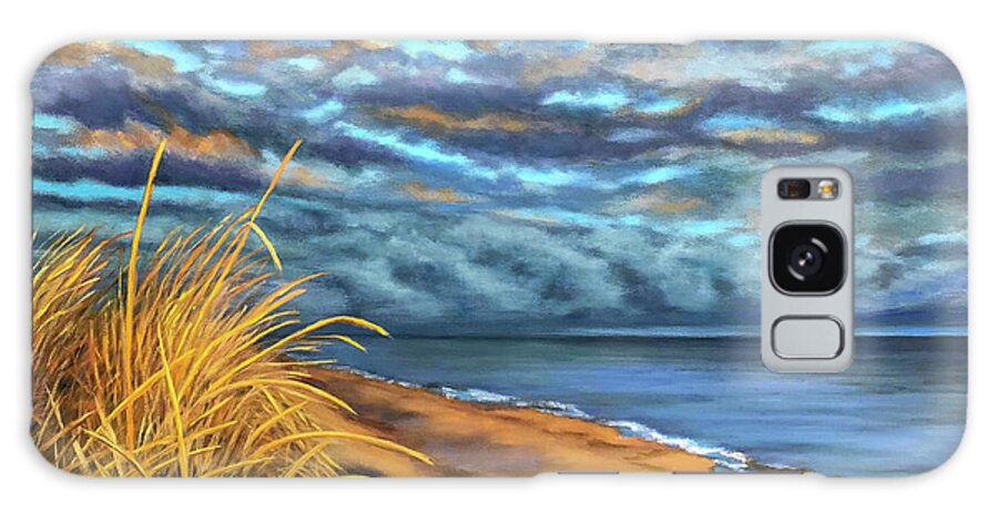 Original Painting Galaxy Case featuring the painting Golden Light by Sherrell Rodgers
