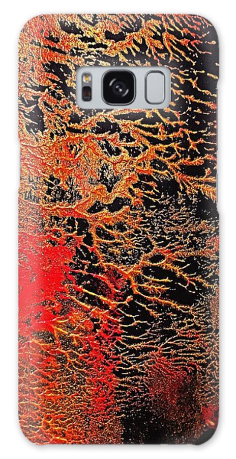 Art Galaxy Case featuring the painting Golden Moments by Tanja Leuenberger