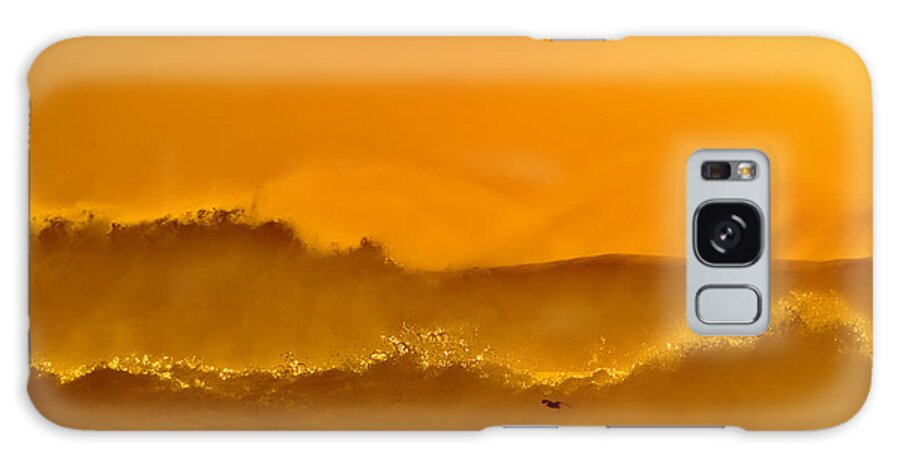 Ke Iki Beach Galaxy Case featuring the photograph Golden Waves of Ke Iki Beach by Debra Banks