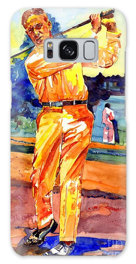 Golfer Galaxy Case featuring the painting Golfer Bobby Jones by Suzann Sines