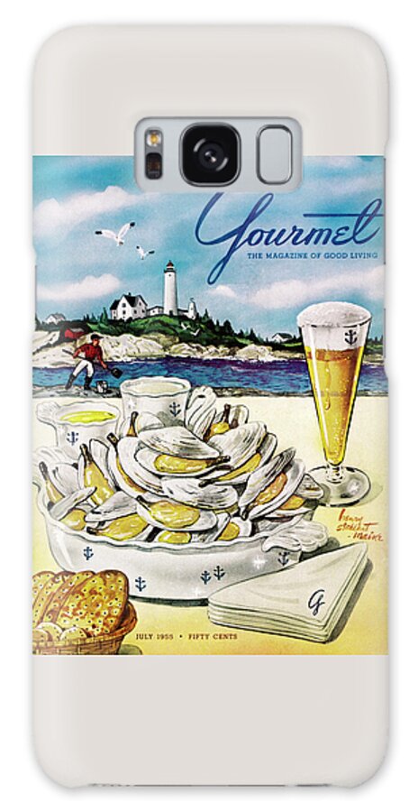 Gourmet Cover Of Clams And Beer Galaxy S8 Case