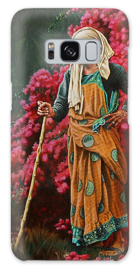 Grandmother Galaxy Case featuring the painting Grandmother by Ken Kvamme