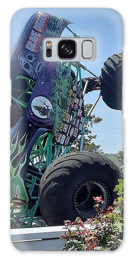 Grave Digger Galaxy Case featuring the photograph Grave Digger by Charlotte Gray