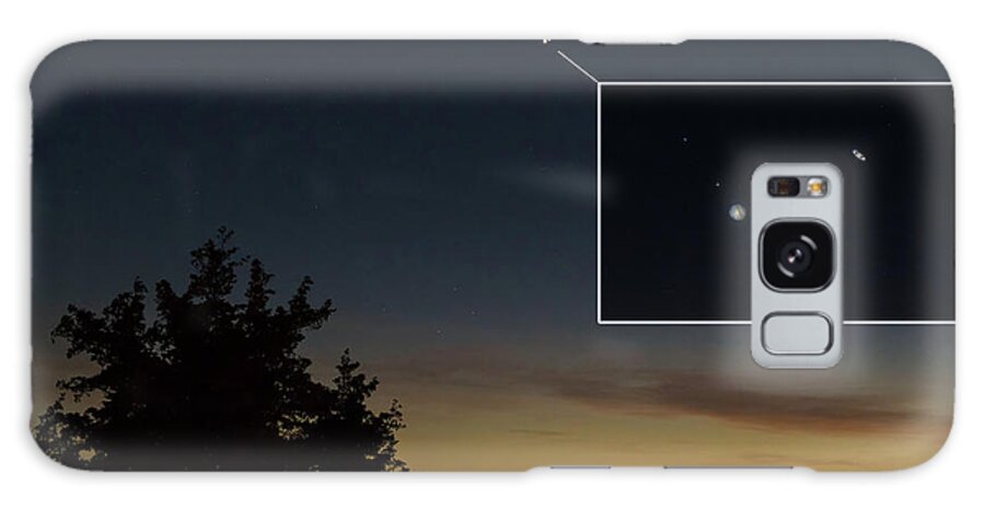 Great Conjunction Galaxy Case featuring the photograph Great Conjunction Twilight by Jennifer White