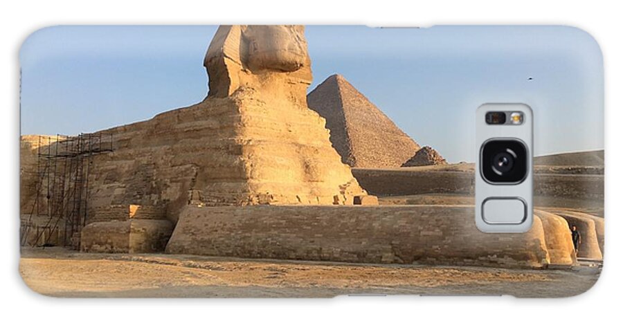 Giza Galaxy Case featuring the photograph Great Sphinx by Trevor Grassi