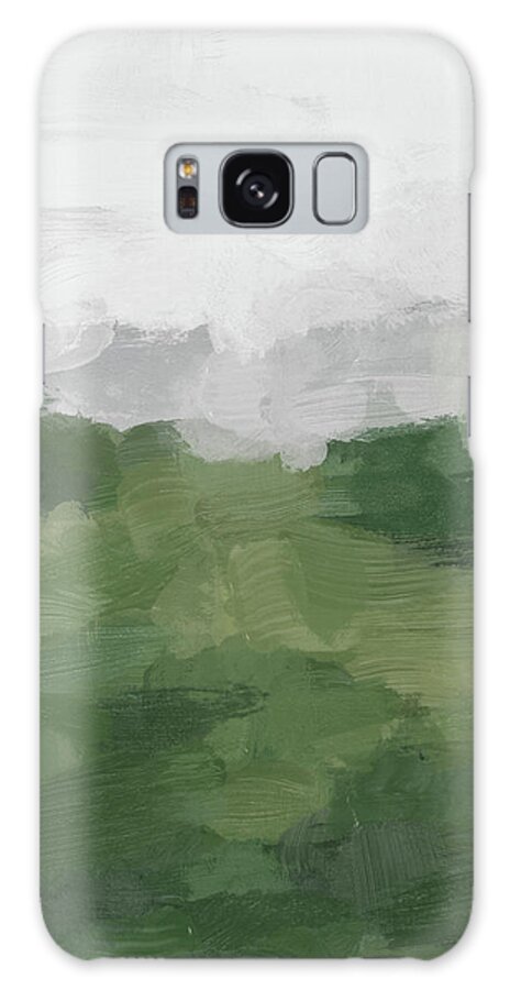 Green Galaxy Case featuring the painting Green Mountain by Rachel Elise