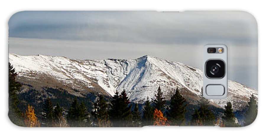 Alberta Galaxy Case featuring the photograph Grotto Mountain by Wilko van de Kamp Fine Photo Art