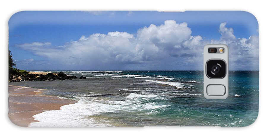 Haena Galaxy Case featuring the photograph Haena Beach 2 by Bonnie Follett