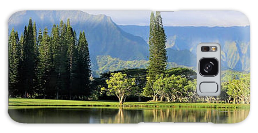 Kauai Galaxy Case featuring the photograph Hanalei Morning by Tony Spencer