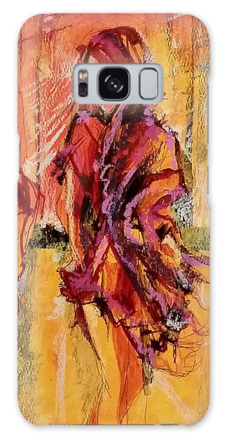 Haute Galaxy Case featuring the painting Haute by Linette Childs