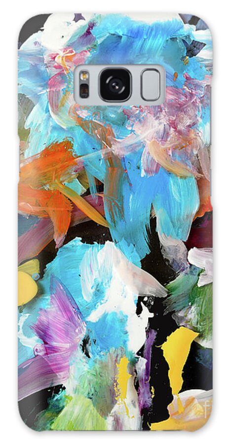 Abstract Galaxy Case featuring the painting Having Fun by John Clark