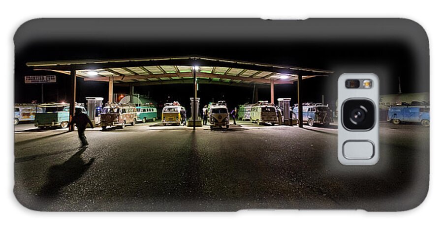 Richard Kimbrough Galaxy Case featuring the photograph Hayfork Gas Station Invasion by Richard Kimbrough
