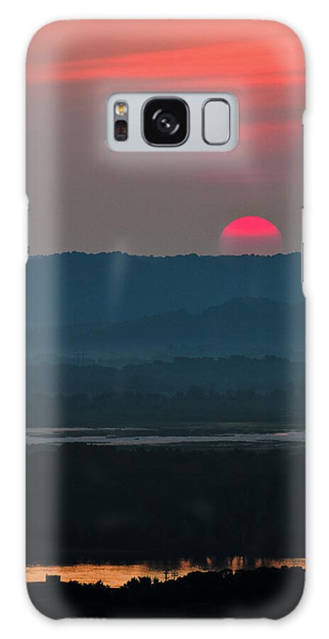 Summer Sunrise Galaxy Case featuring the photograph Hazy Summer by Susie Loechler
