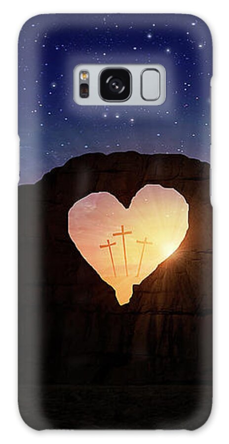  Galaxy Case featuring the digital art He Has Risen by Jorge Figueiredo