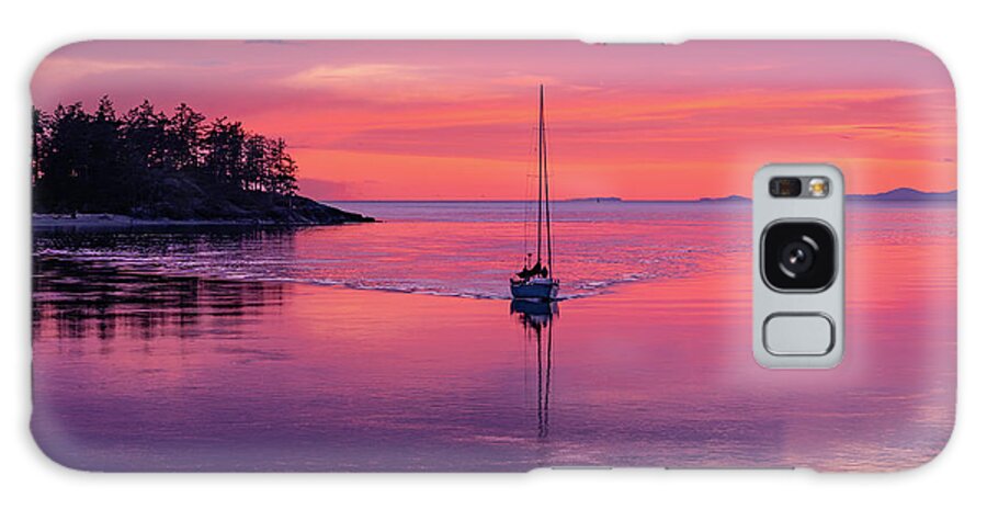 Sunset Galaxy Case featuring the photograph Heading Home 1 by Gary Skiff