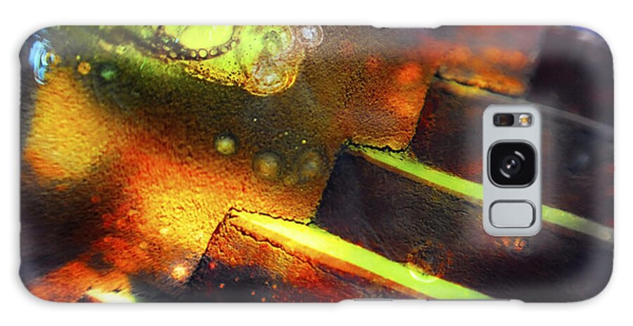 Abstract Galaxy Case featuring the photograph Heart of Glass by Skip Hunt