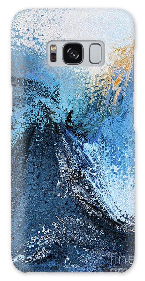 Blue Galaxy Case featuring the painting Hebrews 10 23. Hold Fast. by Mark Lawrence