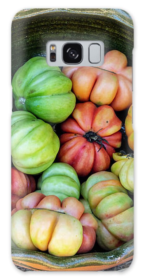 Heirloom Tomatoes Galaxy Case featuring the photograph Heirloom Tomatoes by William Scott Koenig