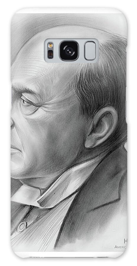 Writer Galaxy Case featuring the drawing Henry James by Greg Joens