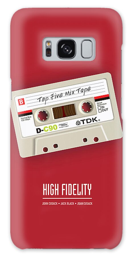 Movie Poster Galaxy Case featuring the digital art High Fidelity - Alternative Movie Poster by Movie Poster Boy
