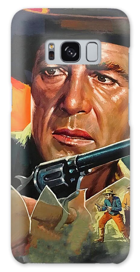High Galaxy Case featuring the painting ''High Noon'', 1952, movie poster painting by Macario Gomez Quibus by Movie World Posters