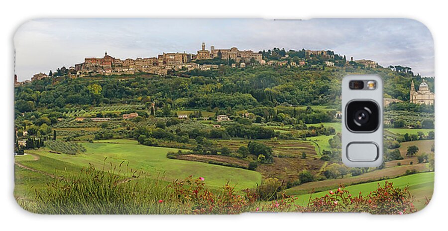 Italy Galaxy Case featuring the photograph Hillside village in Tuscany by Robert Miller