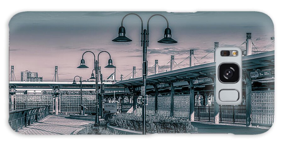 Hoboken Train Station Galaxy Case featuring the photograph Hoboken Train Station by Penny Polakoff