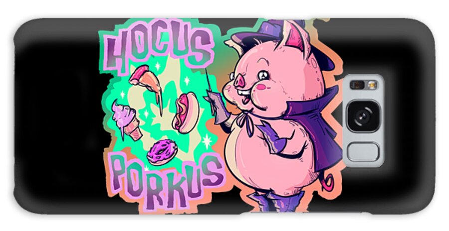 Pig Galaxy Case featuring the drawing Hocus Porkus by Ludwig Van Bacon