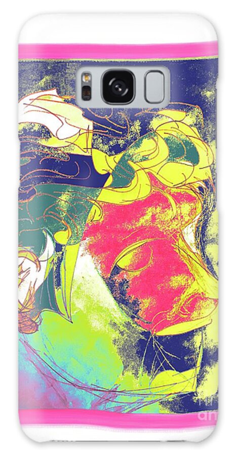 Homme Galaxy Case featuring the digital art Homme by Aisha Isabelle