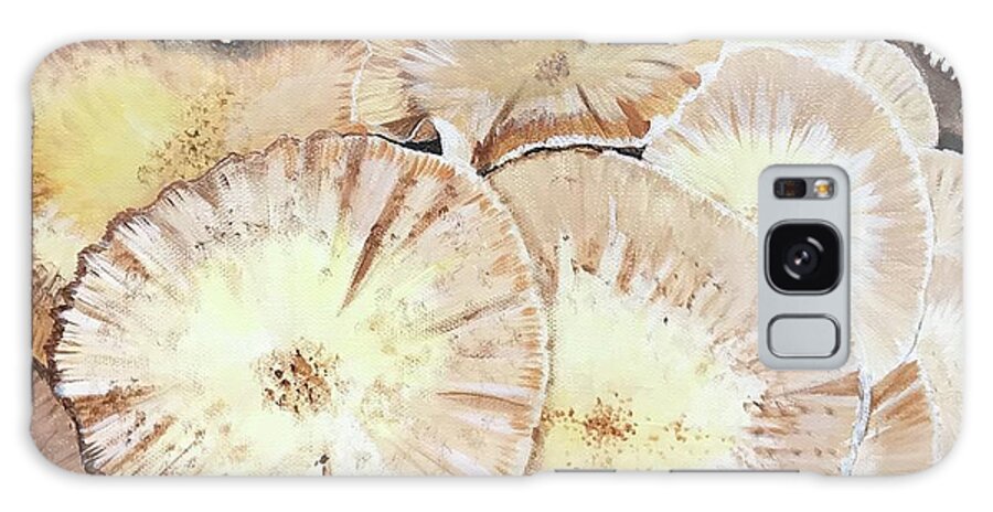 Mushrooms Galaxy Case featuring the painting Honey Mushrooms by Boots Quimby
