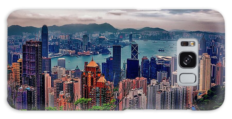 China Galaxy Case featuring the photograph Hong Kong Harbour by Robert Knight