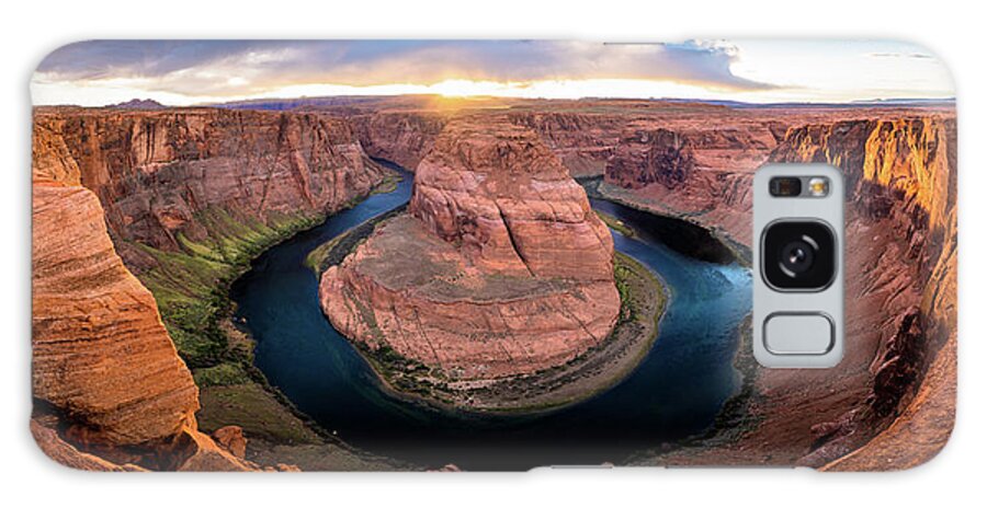 Page Galaxy Case featuring the photograph Horseshoe Bend 01 by Niels Nielsen