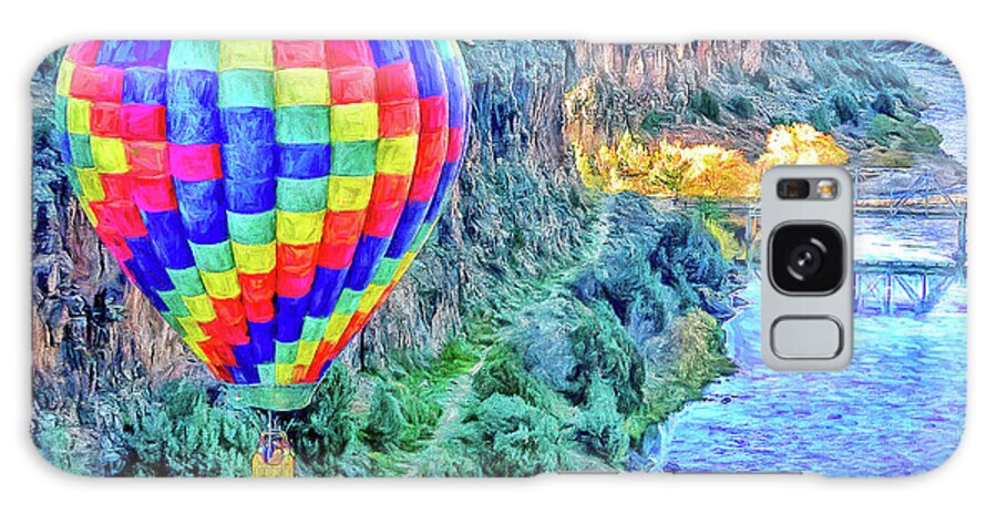 Balloon Galaxy Case featuring the photograph Hot Air Balloon #1-Digital Art by Steve Templeton