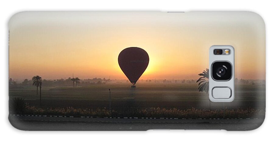 Air Balloon Galaxy Case featuring the photograph Hot Air Balloon Silhouette by World Reflections By Sharon