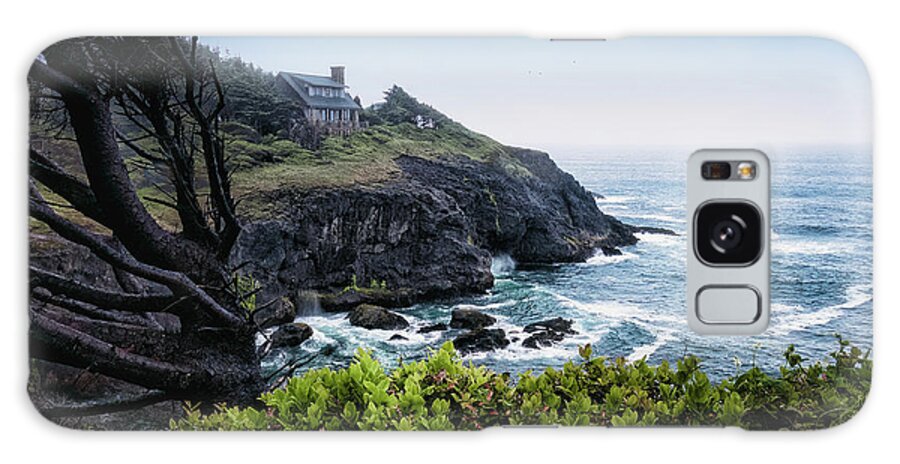 Bush Galaxy Case featuring the photograph House On Otter Crest Loop by Al Andersen