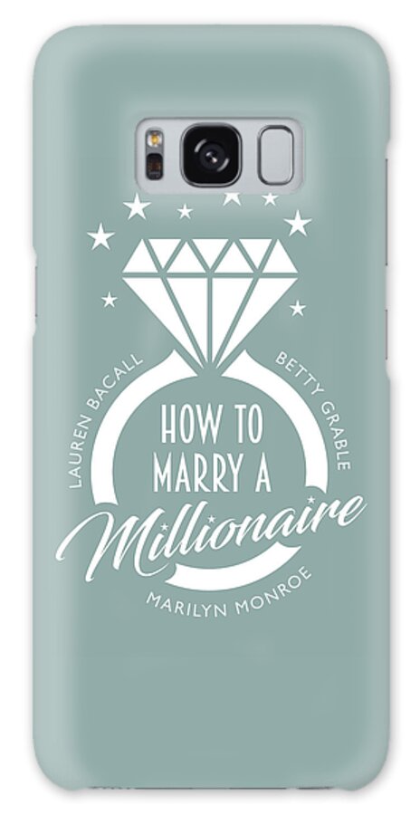 Movie Poster Galaxy Case featuring the digital art How To Marry A Millionaire - Alternative Movie Poster by Movie Poster Boy