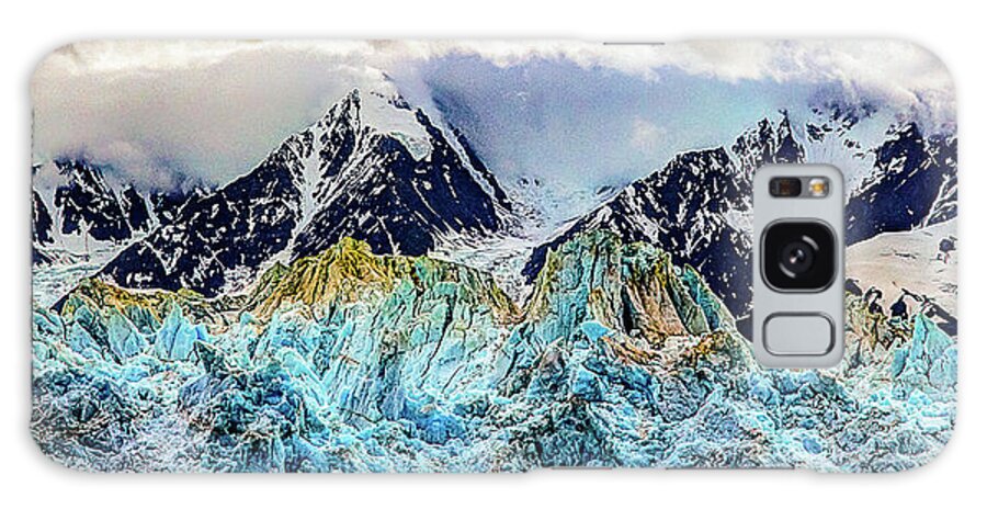 Hubbard Glacier Alaska Galaxy Case featuring the photograph Hubbard Glacier - Alaska by David Morehead