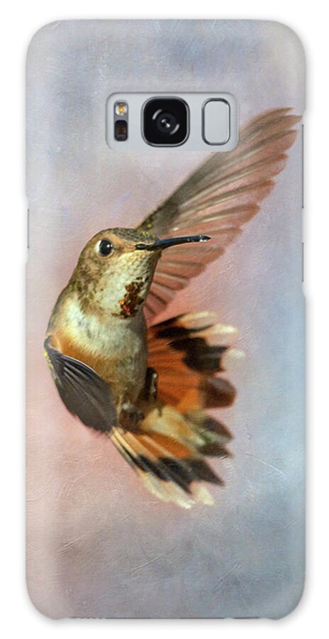 Hummingbird Galaxy Case featuring the photograph Hummingbird Dance by Angie Vogel