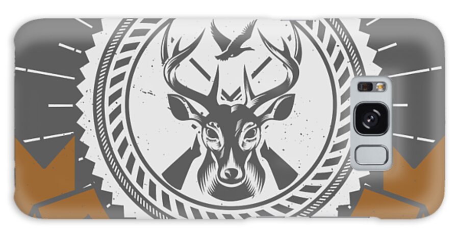 Hunter Galaxy Case featuring the digital art Hunter Gift Dear Hunt American Hunting Club Funny Hunting Quote by Jeff Creation