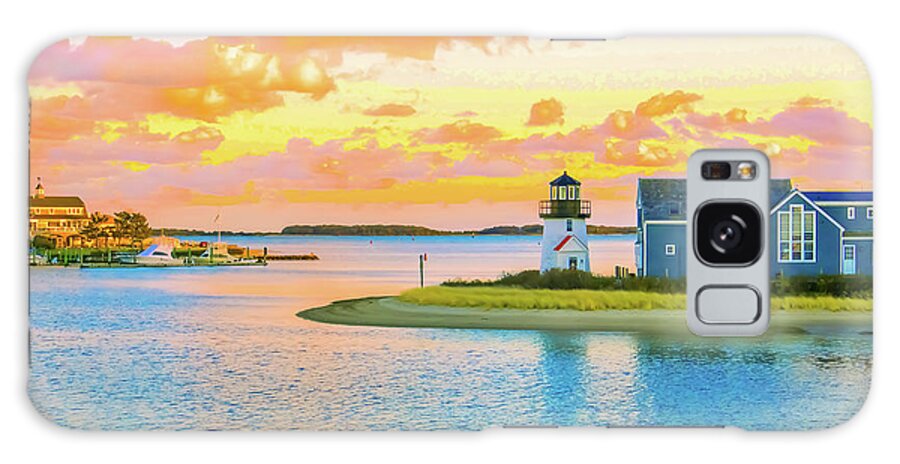Hyannis Harbor Light Galaxy Case featuring the photograph Hyannis Harbor Light by Amazing Jules