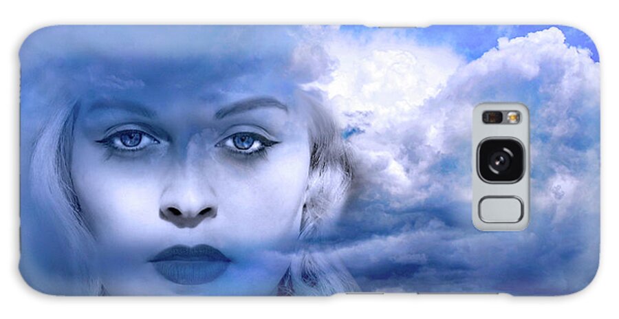Storm Clouds Galaxy Case featuring the photograph I Feel a Storm a Comin' by Marilyn MacCrakin