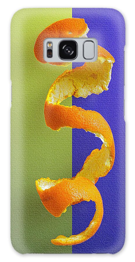 Oranges Galaxy Case featuring the photograph I Find You So A Peeling by Rene Crystal