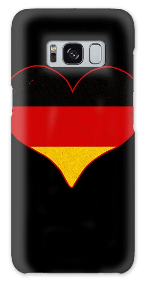 Germany Galaxy Case featuring the digital art I Love Germany Flag by Flippin Sweet Gear