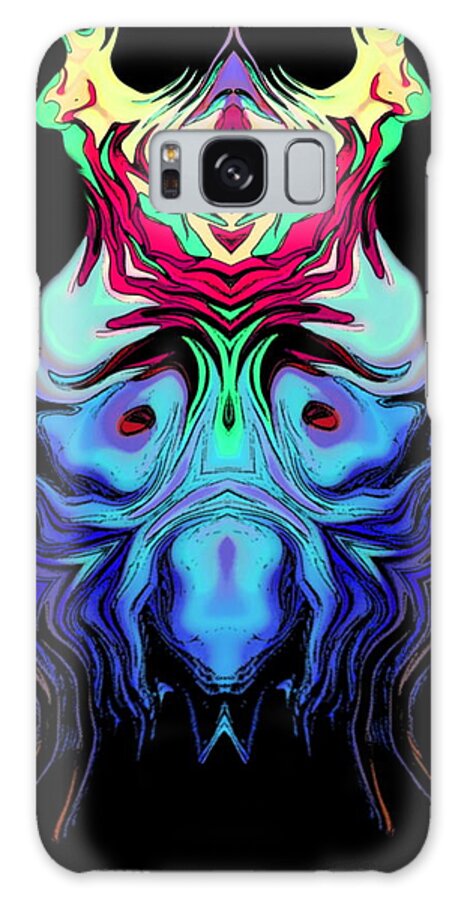 #abstract #abstractart #digital #digitalart #wallart #markslauter #print #greetingcards #pillows #duvetcovers #shower #bag #case #shirts #towels #mats #notebook #blanket #charger #pouch #mug #tapestries #facemask #puzzle Galaxy Case featuring the digital art I Was Thinking by Mark Slauter