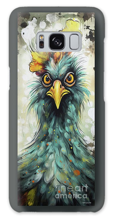 Chicken Galaxy Case featuring the painting If Looks Could Kill by Tina LeCour